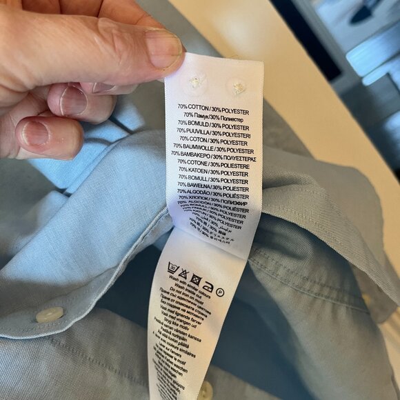 Light blue long-sleeve Ben Sherman shirt - Picture 5 of 5